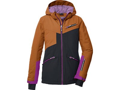 KILLTEC Kinder Funktionsjacke KSW 117 GRLS SKI JCKT Braun