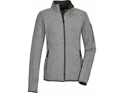 KILLTEC Damen Unterjacke KOW 111 WMN KNT FLC JCKT Grau