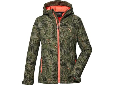 KILLTEC Kinder Funktionsjacke KOS 346 GRLS SFTSHLL JCKT Grün