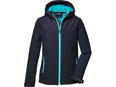 KILLTEC Kinder Funktionsjacke KOS 358 GRLS SFTSHLL JCKT Blau