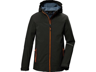 KILLTEC Kinder Funktionsjacke KOW 366 BYS SFTSHLL JCKT Schwarz