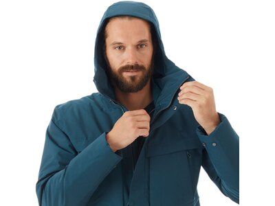 MAMMUT Herren Winterjacke "Chamuera HS Thermo Hooded Parka Men" Blau