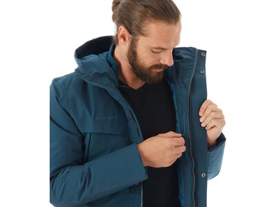 MAMMUT Herren Winterjacke "Chamuera HS Thermo Hooded Parka Men" Blau