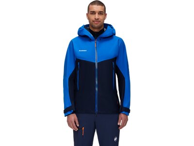 MAMMUT Herren Softshelljacke "Crater HS Hooded" Blau