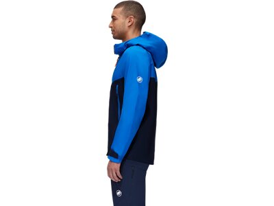 MAMMUT Herren Softshelljacke "Crater HS Hooded" Blau