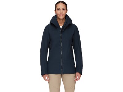 MAMMUT Damen Trekkingjacke "Crater HS Hooded Jacket" Blau