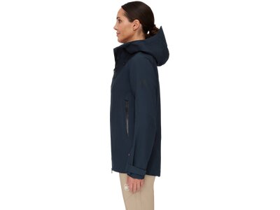 MAMMUT Damen Trekkingjacke "Crater HS Hooded Jacket" Blau