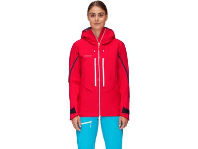 MAMMUT Damen Funktionsjacke Nordwand Advanced HS Hooded Jacket Women Rot