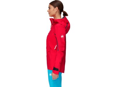 MAMMUT Damen Funktionsjacke Nordwand Advanced HS Hooded Jacket Women Rot