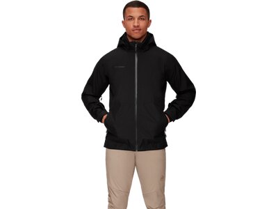 MAMMUT Herren Funktionsjacke Ayako Tour HS Hooded Jacket Men Schwarz