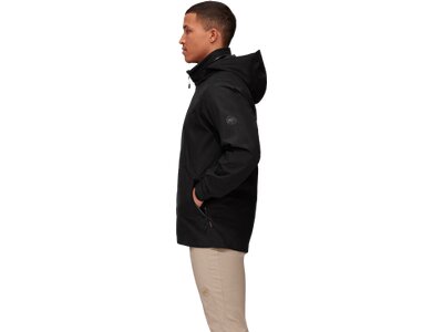 MAMMUT Herren Funktionsjacke Ayako Tour HS Hooded Jacket Men Schwarz
