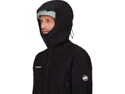 MAMMUT Herren Funktionsjacke Crater IV HS Hooded Jacket Men Schwarz