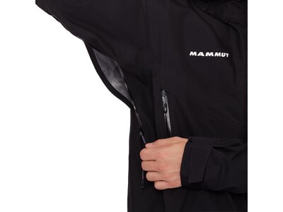 MAMMUT Herren Funktionsjacke Crater IV HS Hooded Jacket Men Schwarz