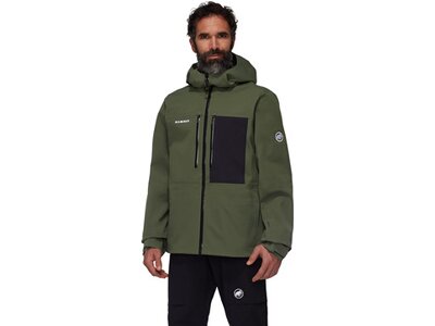 MAMMUT Herren Funktionsjacke Stoney HS Grün
