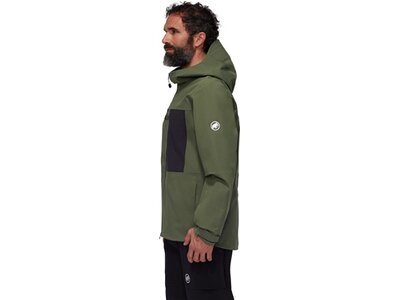 MAMMUT Herren Funktionsjacke Stoney HS Grün