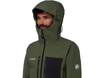 MAMMUT Herren Funktionsjacke Stoney HS Grün
