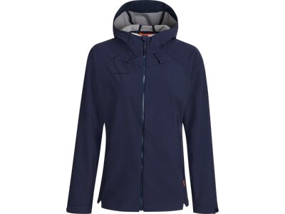 MAMMUT Damen Sapuen SO Hooded Jacket Women Blau