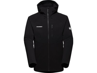 MAMMUT Herren Funktionsjacke Ultimate Comfort SO Hooded Jacket Men Schwarz