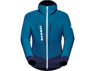 MAMMUT Herren Funktionsjacke Aenergy SO Hybrid Hooded Jacket Men Blau