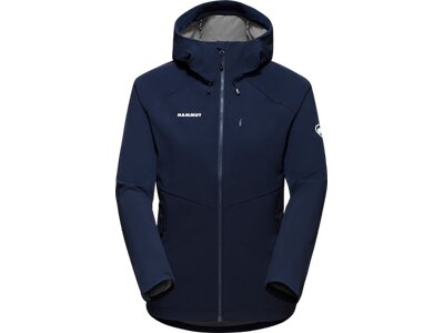 MAMMUT Damen Funktionsjacke Ultimate Comfort SO Hooded Jacket Women Blau