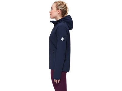 MAMMUT Damen Funktionsjacke Ultimate Comfort SO Hooded Jacket Women Blau