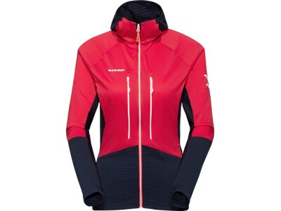 MAMMUT Damen Funktionsjacke Eiger Nordwand ML Hybrid Hooded Jacket Women Rot