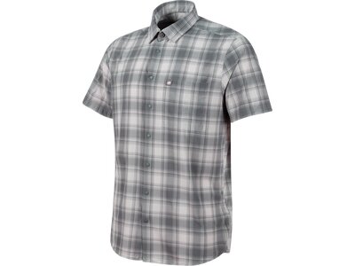 MAMMUT Herren Berghemd "Trovat" Regular Fit Kurzarm Grau