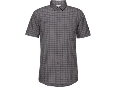 MAMMUT Herren Outdoor-Hemd "Leinni" Kurzarm Grau