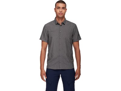 MAMMUT Herren Outdoor-Hemd "Leinni" Kurzarm Grau