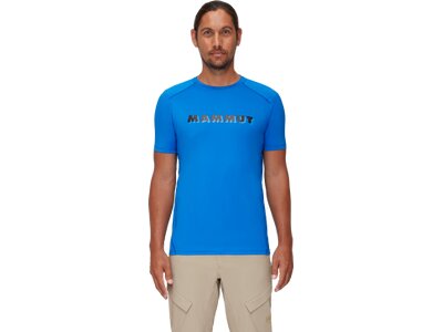 MAMMUT Herren Shirt Splide Logo T-Shirt Men Blau