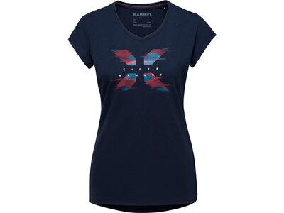 MAMMUT Damen Shirt Trovat T-Shirt Women Light Fader Blau