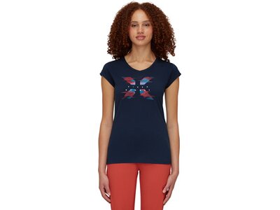 MAMMUT Damen Shirt Trovat T-Shirt Women Light Fader Blau