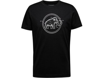 MAMMUT Herren Shirt Mammut Core T-Shirt Lines Schwarz