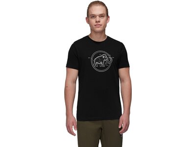 MAMMUT Herren Shirt Mammut Core T-Shirt Lines Schwarz