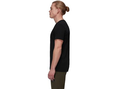 MAMMUT Herren Shirt Mammut Core T-Shirt Lines Schwarz