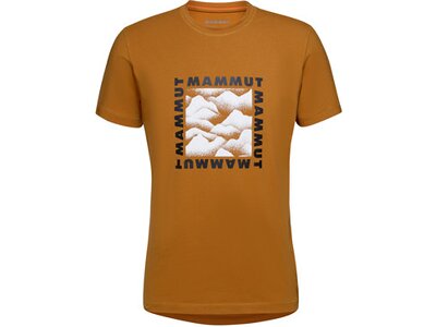 MAMMUT Herren Shirt Mammut Graphic T-Shirt Men Braun