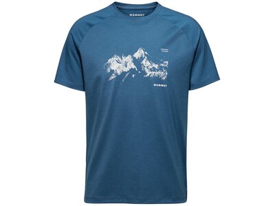 MAMMUT Herren Shirt Mountain T-Shirt 8035m Blau