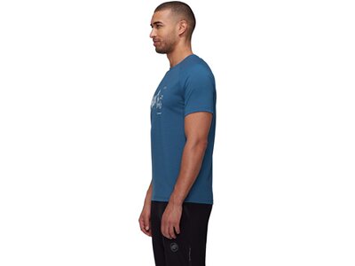 MAMMUT Herren Shirt Mountain T-Shirt 8035m Blau