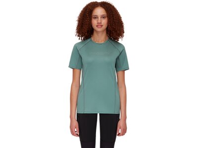 MAMMUT Damen Shirt Selun FL T-Shirt Women Logo Grün