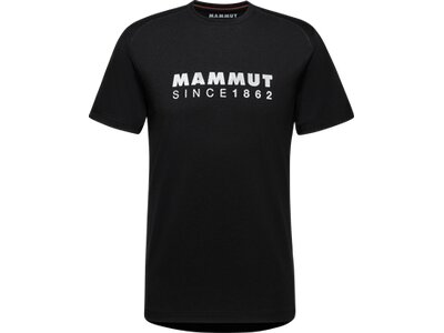MAMMUT Herren Shirt Trovat T-Shirt Men Logo Schwarz