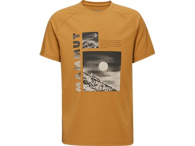 MAMMUT Herren Shirt Mountain T-Shirt Men Day and Night Braun