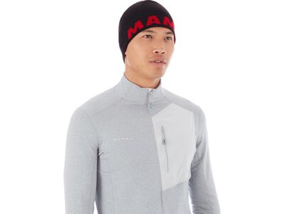MAMMUT Herren Beanie Mammut Logo Schwarz