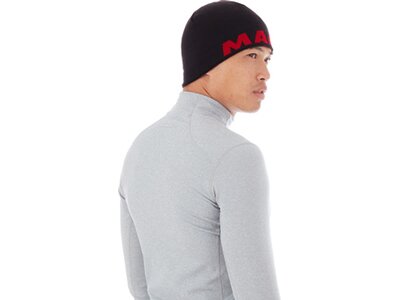 MAMMUT Herren Beanie Mammut Logo Schwarz