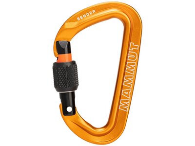 MAMMUT Sender Screwgate Carabiner gelb