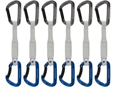 MAMMUT Workhorse Keylock 17 cm 6-Pack Quickdraws Silber