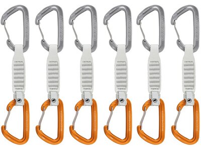 MAMMUT Sender Wire 12 cm 6-Pack Quickdraws Grau