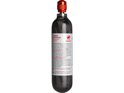 MAMMUT Gaskartusche für Lawinenrucksäcke "Carbon Cartridge Non-Refillable" 300 bar Schwarz