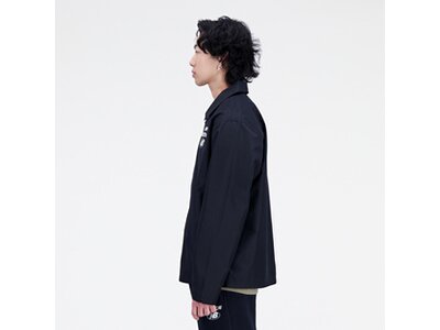 NEW BALANCE Herren Schlupfjacke Essentials Reimagined Woven Jacket Schwarz
