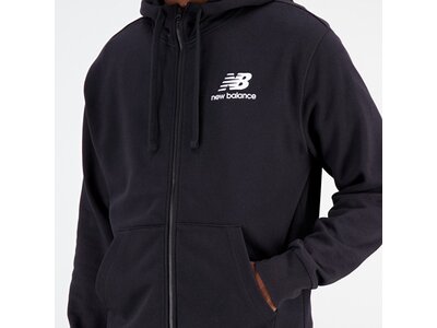 NEW BALANCE Herren Schlupfjacke Essentials Stacked Logo French Terry Jacket Schwarz