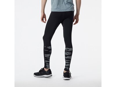 NEW BALANCE Herren Hose Printed Accelerate Tight Schwarz